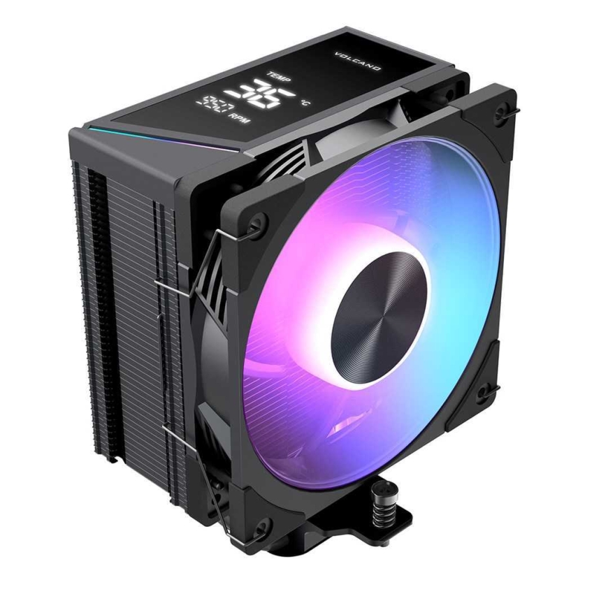 Modecom Volcano 0C T102 LCD 120mm ARGB CPU Cooler Black – 5