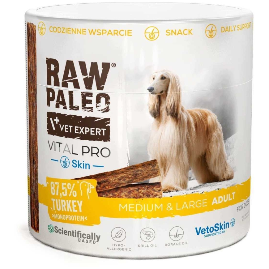 VETEXPERT VetExpert Raw Paleo Vital Pro ādas un kažokā āboliņš vidējiem un lieliem suņiem