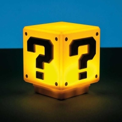 Paladone Super Mario Mini Jautājuma Bloks Gaisma