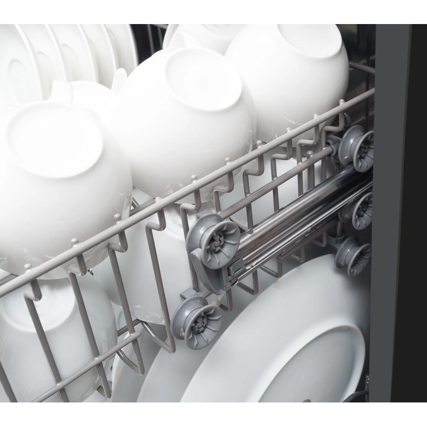 Amica DFM66B8EOqBH 60 cm freestanding dishwasher, black – 4