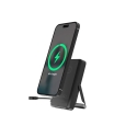 Gembird PB10-WPC15MS-01 Magneettinen langaton Powerbank integroitu teline, 15W, 10000 mAh, musta Gembird PB10-WPC15MS-01 Magneettinen langaton Powerbank integroitu teline, 15W, 10000 mAh, musta