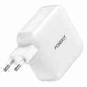 FoneKit GaN PD 165 W kiirpinkla, 3 × USB-C + USB-A, valge FoneKit GaN PD 165 W kiirpinkla, 3 × USB-C + USB-A, valge