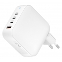 FoneKit GaN PD 165 W kiirpinkla, 3 × USB-C + USB-A, valge FoneKit GaN PD 165 W kiirpinkla, 3 × USB-C + USB-A, valge