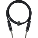 Fuj:tech 6,3 mm TRS uros – 6,3 mm TRS uros audiokaapeli, 2 m, musta Fuj:tech 6,3 mm TRS uros – 6,3 mm TRS uros audiokaapeli, 2 m, musta