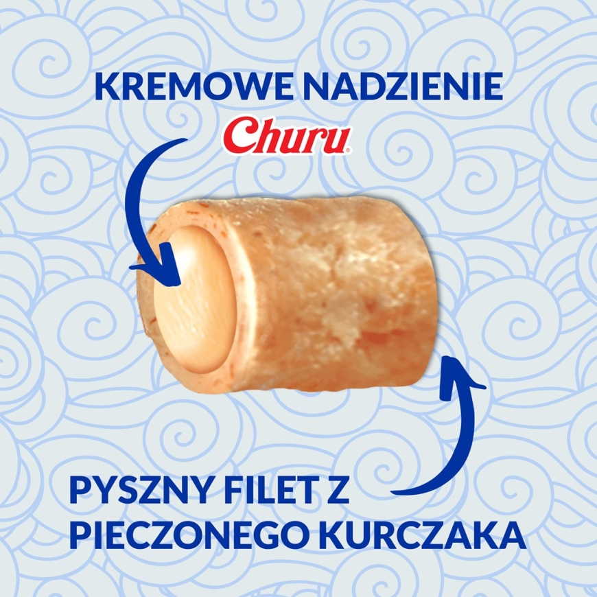 INABA Churu Bites Kana koos tuunikala ja karpidega - kasside maiustused - 3x10 g – 4