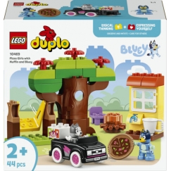 LEGO DUPLO Bluey 10469 – Muhvi ir Tuuri kaip picos mergaitės