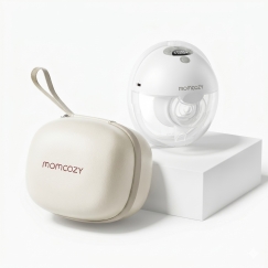 Momcozy M5 nutikas kandmepump – | Koorutava rinnapump | Rakenduse juhtimine, juhtmevaba, ühekordne, hall