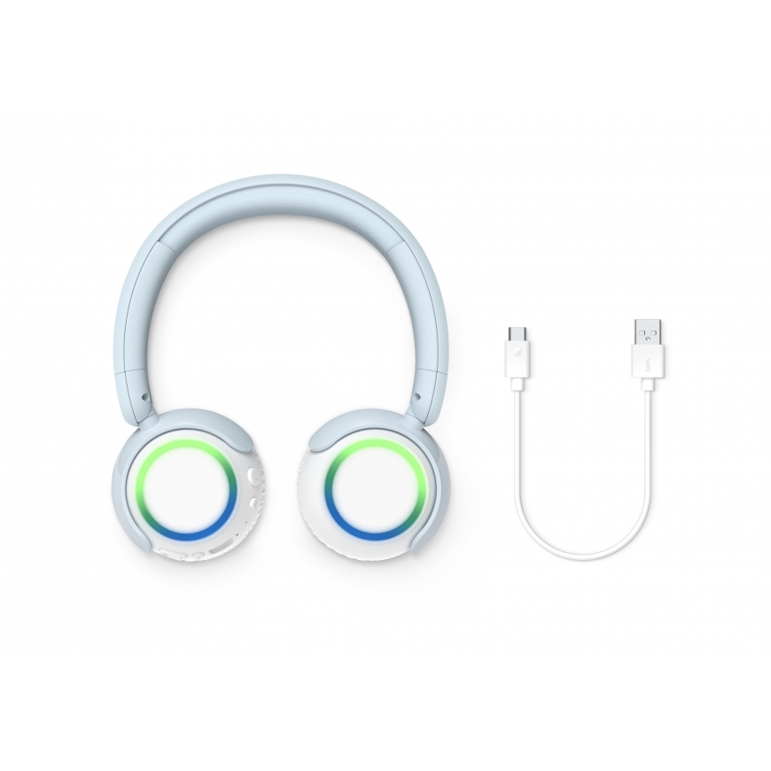Philips TAK4200LB/00 wireless children's headphones, light blue – 4