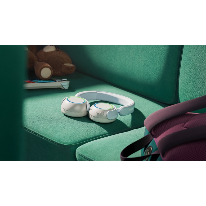 Philips TAK4200LB/00 wireless children's headphones, light blue – 5