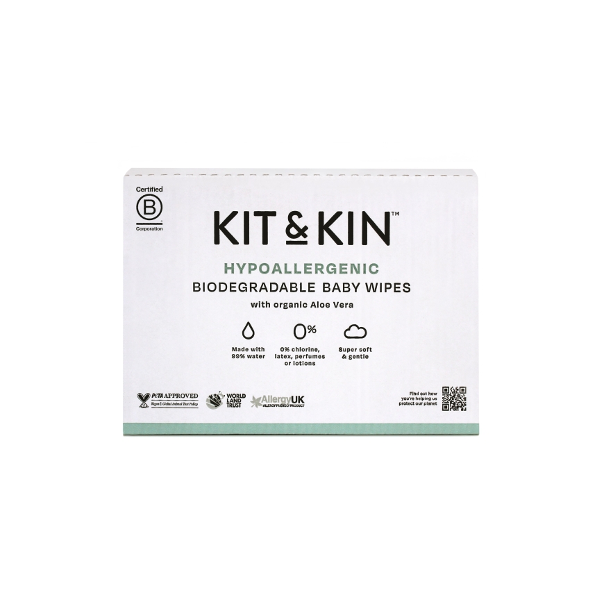 Kit & Kin Baby Wipes puhdistuspyyhesetti, 10 x 60 kpl – 2