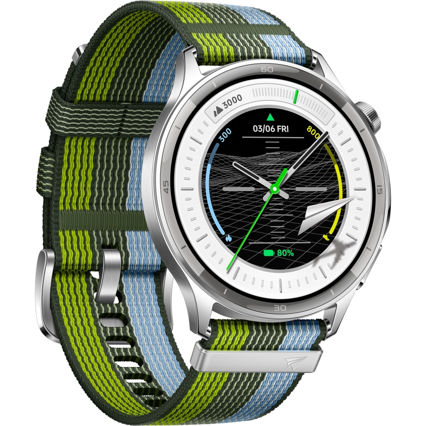 OPPO Watch S nutikellad tekstiilivööga, hõbe – 2