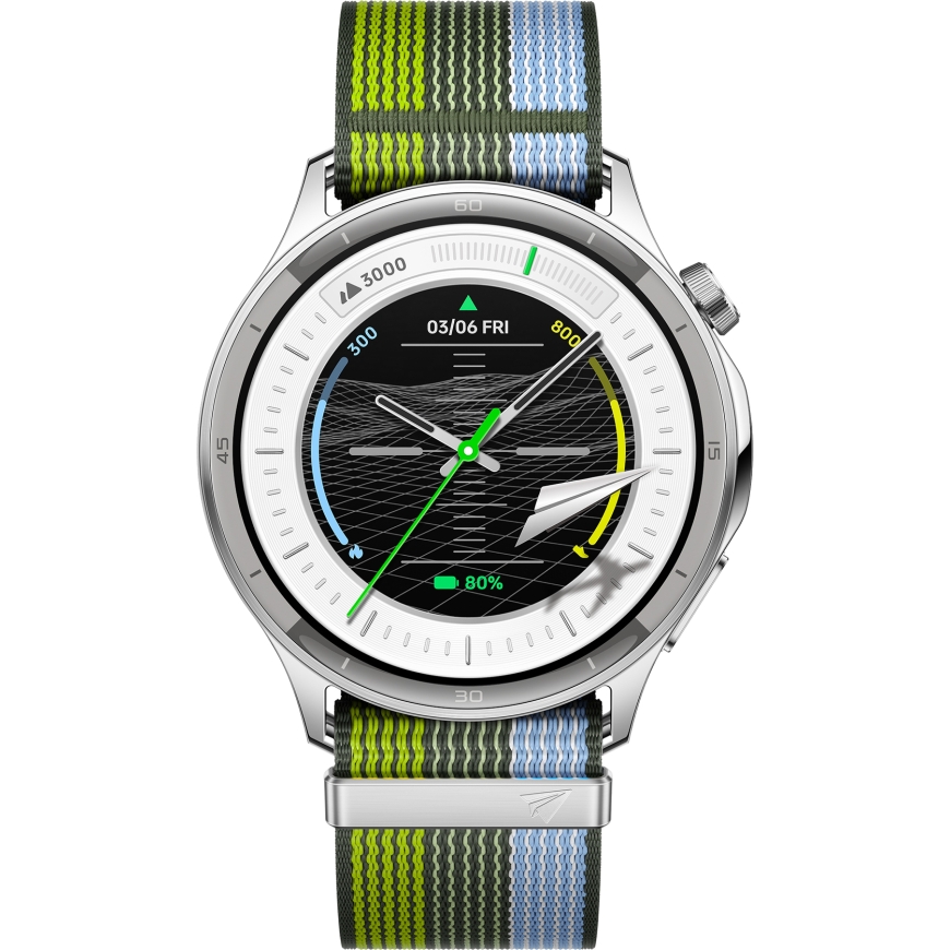 OPPO Watch S nutikellad tekstiilivööga, hõbe – 3