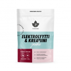 Puhdistamo Elektrolyytti & Kreatiini jauhe, kirsikka-vadelma, 200 g