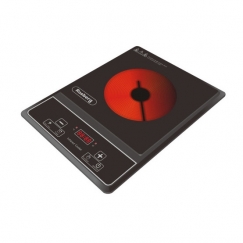 Infrapunapliit, 2000W, must, 555R51445O, Rosberg