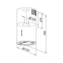 MAAN ELBA WPB 731 COPPER GLOSS HOOD MAAN ELBA WPB 731 COPPER GLOSS HOOD