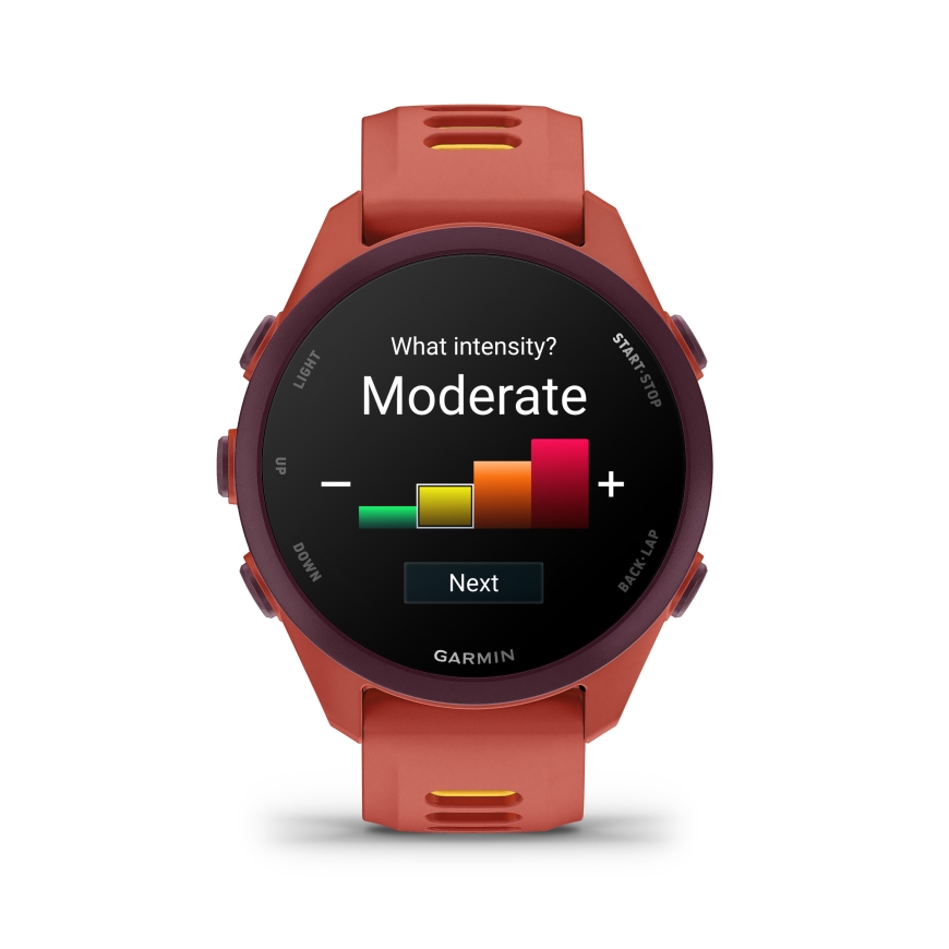 Garmin Forerunner 170 Music GPS bėgimo išmanusis laikrodis, raudonas – 4