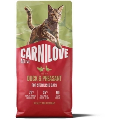 CARNILOVE CARNILOVE ACTIVE Cat Dry Made with Duck & Pheasant for Ster