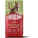 CARNILOVE CARNILOVE ACTIVE Kuivtoit kassidele, millel on part ja faasan steriliseeritud kassidele