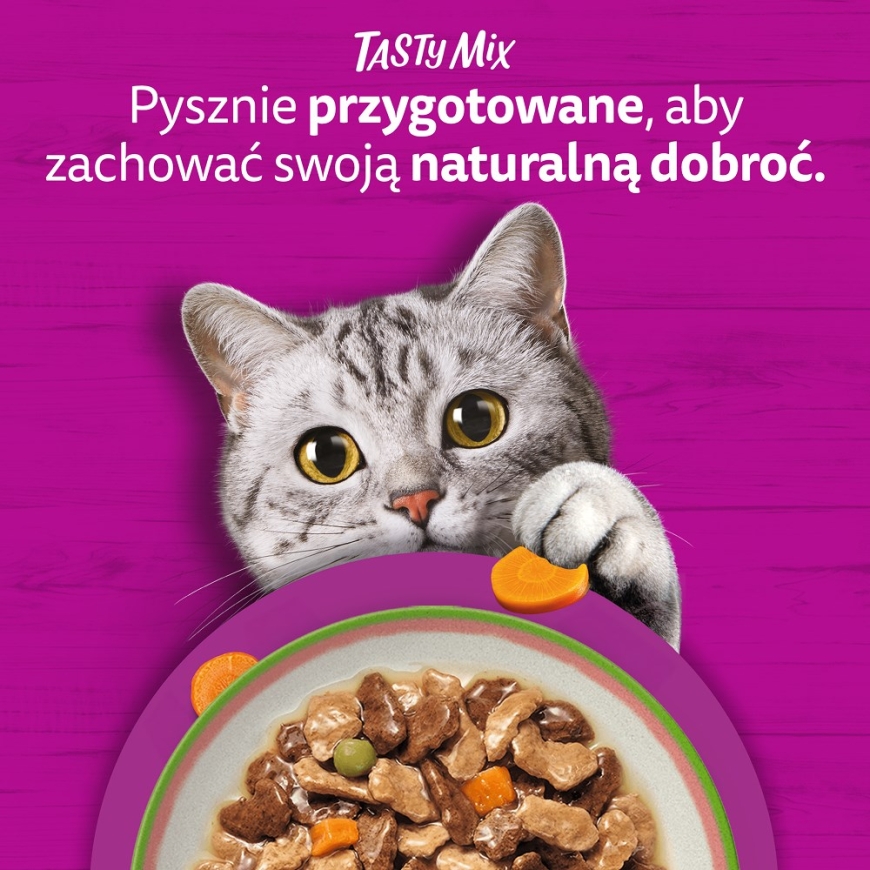 WHISKAS Вкусный микс от шефа в соусе - влажный корм для кошек - 40x85г – 2