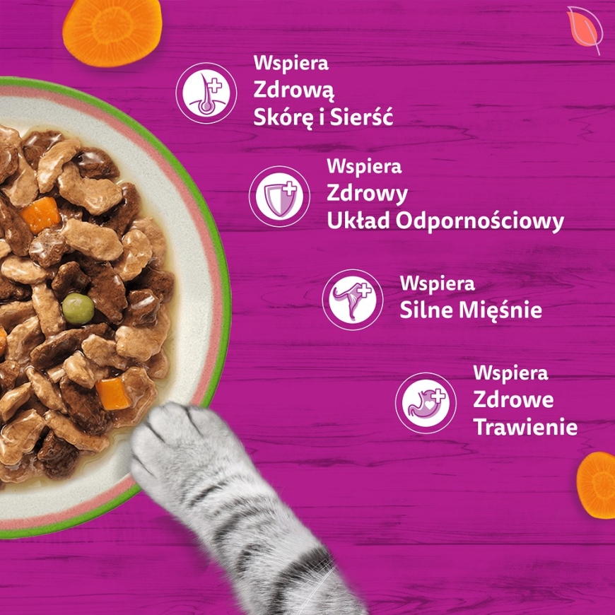 WHISKAS Maitsev segu peetri valik kastmes - niiske kassitoit - 40x85g – 4