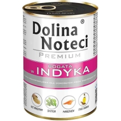 DOLINA NOTECI DOLINA NOTECI Премиум С богатым содержанием индейки - Консервированный корм для собак - 400 г