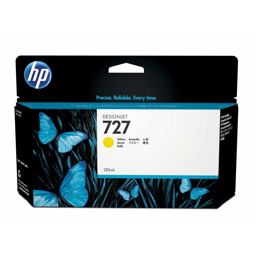HP 727 130 ml Keltainen DesignJet-tynnyri (B3P21A)