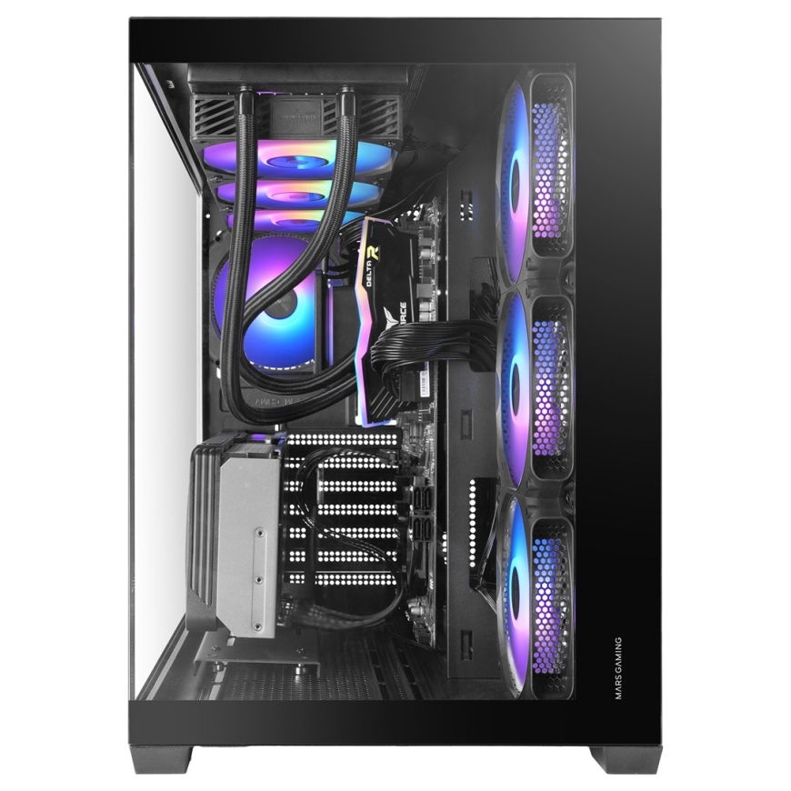 Mars Gaming MCV5 computer case Midi Tower Black – 3