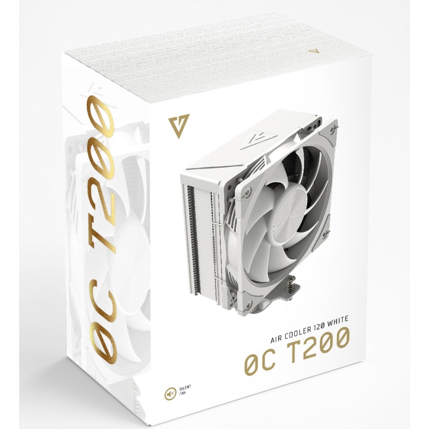 MODECOM Volcano 0C T200 Protsessori õhkjahuti 12 cm Valge – 3