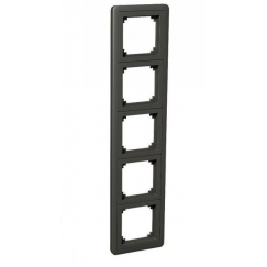 SCHNEIDER ELECTRIC EXXACT COMBI 5-GANG FRAME ANTHRACITE