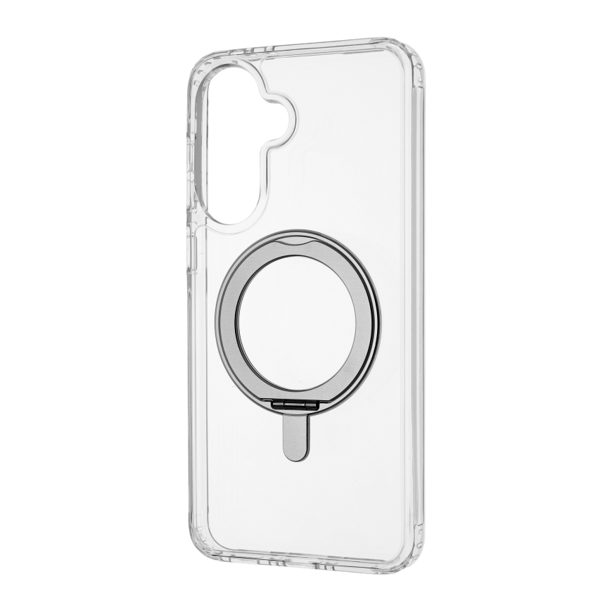 FoneKit Premium Kickstand MagSafe kaitseümbris jalustaga, Samsung Galaxy A37, läbipaistev – 4