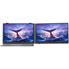 Портативный монитор Blackview SCM6 Одноэкранный 14 дюймов 1920x1080 16:9 LCD 60Hz IPS 178 USB-C 3.1x3 для ноутбуков 13-17.3 дюйм