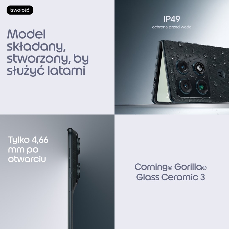 Motorola razr kokkuvolditav 20,6 cm (8,09") Dual SIM Android 16.0 5G USB Type-C 16 GB 512 GB 6000 mAh Must – 4