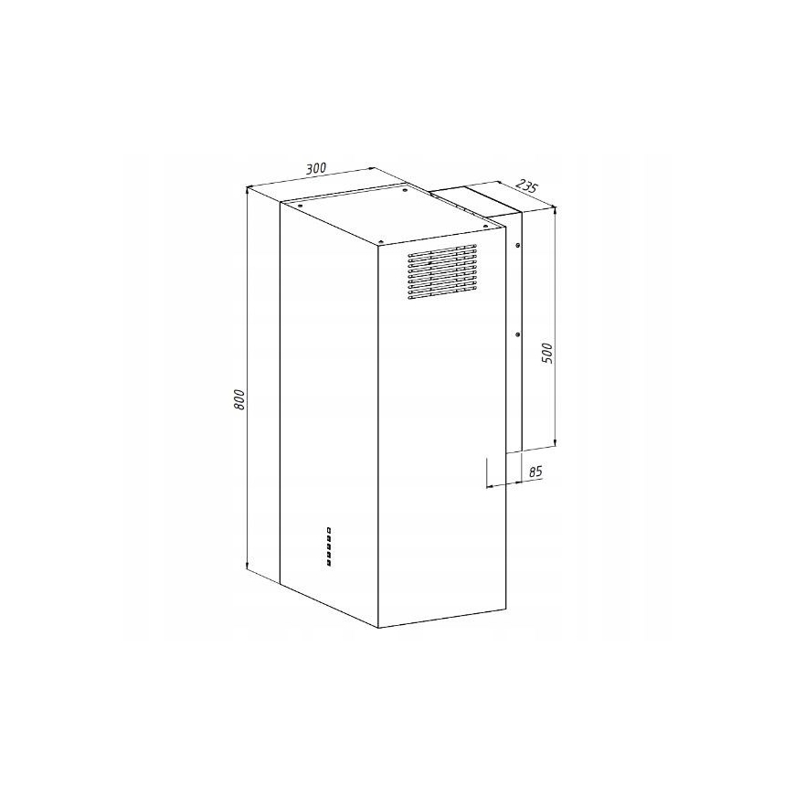 Köögikubu AKPO WK-4 CUBERA WL BLACK MAT T520 M3 / MUST ALUMIINIUM FILTER – 2