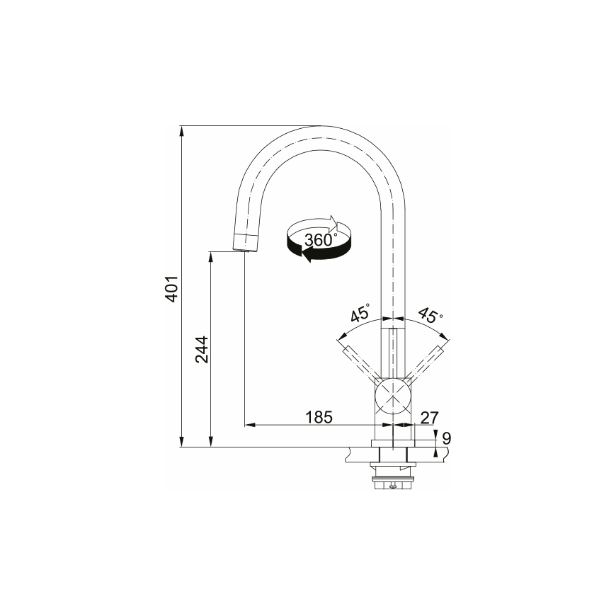 Franke Eos Clear Water 160.0705.403 – 2