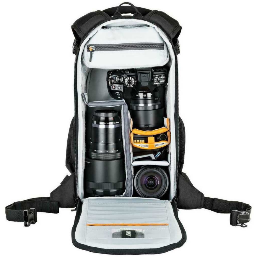 Lowepro Flipside 200 AW II -kamerareppu, musta – 4