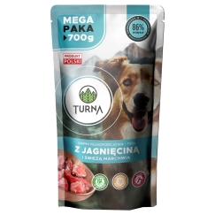 TURNA lambiga – märg koeratoit – 700g