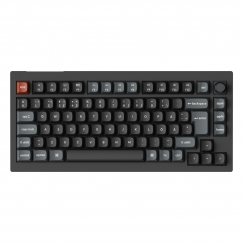 Keychron V1 Ultra 75% 8K Tri-Mode K POM Red беспроводная механическая клавиатура, черная