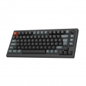 Keychron V1 Ultra 75% 8K Tri-Mode K POM Red belaidis mechaninis klaviatūra, juoda Keychron V1 Ultra 75% 8K Tri-Mode K POM Red belaidis mechaninis klaviatūra, juoda