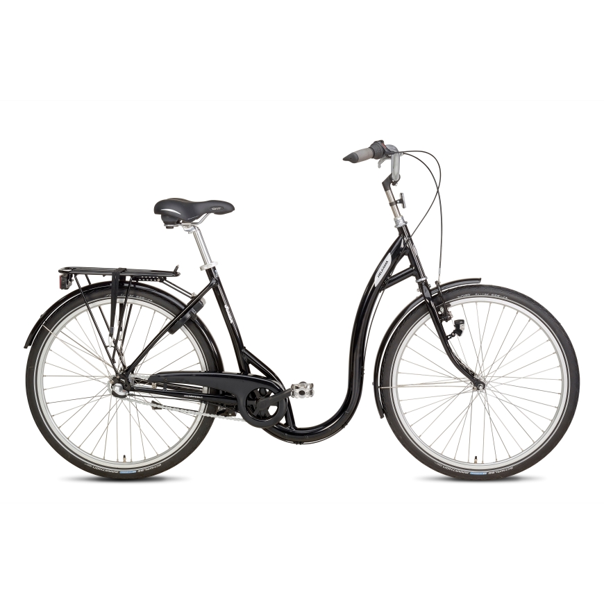 Helkama Senator 3-käiguline jalgratas, 26" 47 cm, must