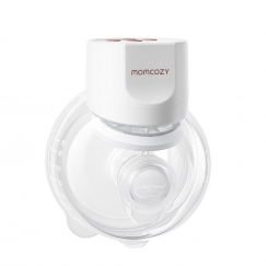MOMCOZY S12 PRO+ NEŠIOJAMAS KRŪTINĖS PUMPAS BALTA VIENA PAKUOTĖ