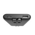 Gembird PB10-PD20-LCD-01 Fast charging power bank with integrated cables, 20W, 10000 mAh, black Gembird PB10-PD20-LCD-01 Fast charging power bank with integrated cables, 20W, 10000 mAh, black