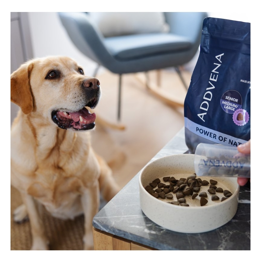 ADDVENA Dabas spēks senioriem vidējiem/l/argiem suņiem - sauss suņu barība - 10kg – 4