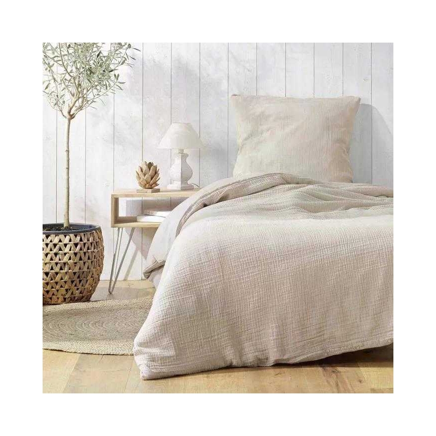 Lova patalynės komplektas Douceur d`Interieur VELINA Bežinė 240x220cm, 63x63cm