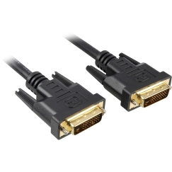 Sharkoon Cable DVI-D to DVI-D (24+1) 2 m Black
