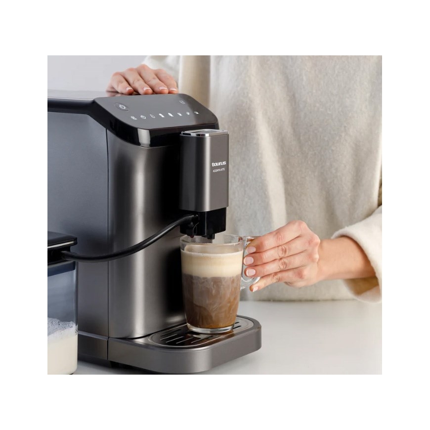 Эспрессо-машина Taurus Accento Latte 20 бар Белая Кофе – 4