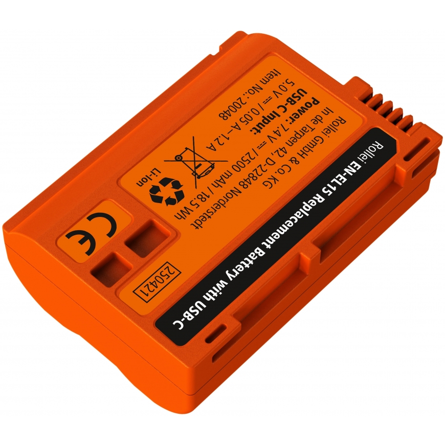Rollei EN-EL15 Nikon USB-C ladattava akku – 3