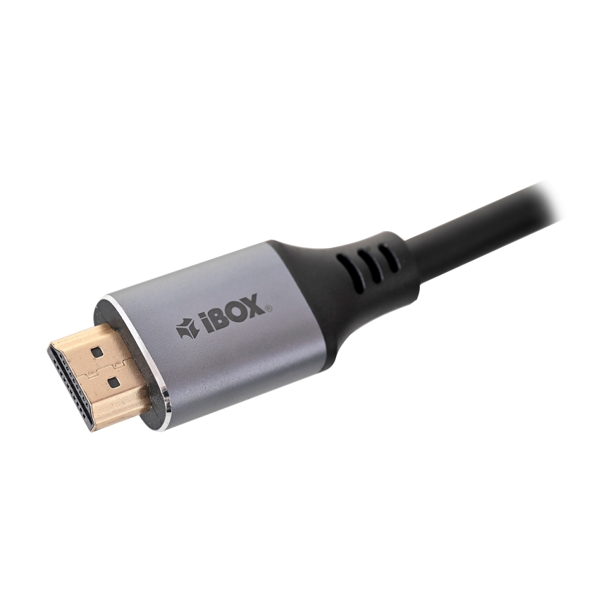 IBox ITVFMHD012 HDMI uz HDMI 4K pagarināšanas kabelis ar zeltītu spraudni, 2 m – 5