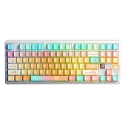 AULA Gasket F87 Pro V2 Orange Soda Kailh Meteorite Ice Cream RGB-näppäimistö AULA Gasket F87 Pro V2 Orange Soda Kailh Meteorite Ice Cream RGB-näppäimistö