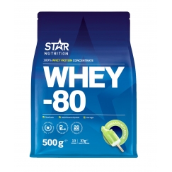 Star Nutrition Whey-80 Vanilla Pear Protein Powder, 500 g