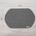 VILSTO Heat resistant table mats (4pcs) Grey VILSTO Heat resistant table mats (4pcs) Grey